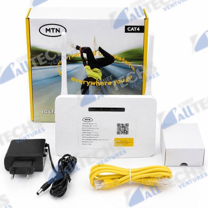 MTN Broadband 4G LTE Cat 4 Router (Model: ZLT T10D Max)