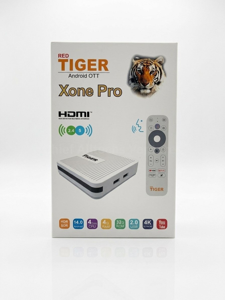 Red TIGER Xone Pro Android OTT Box