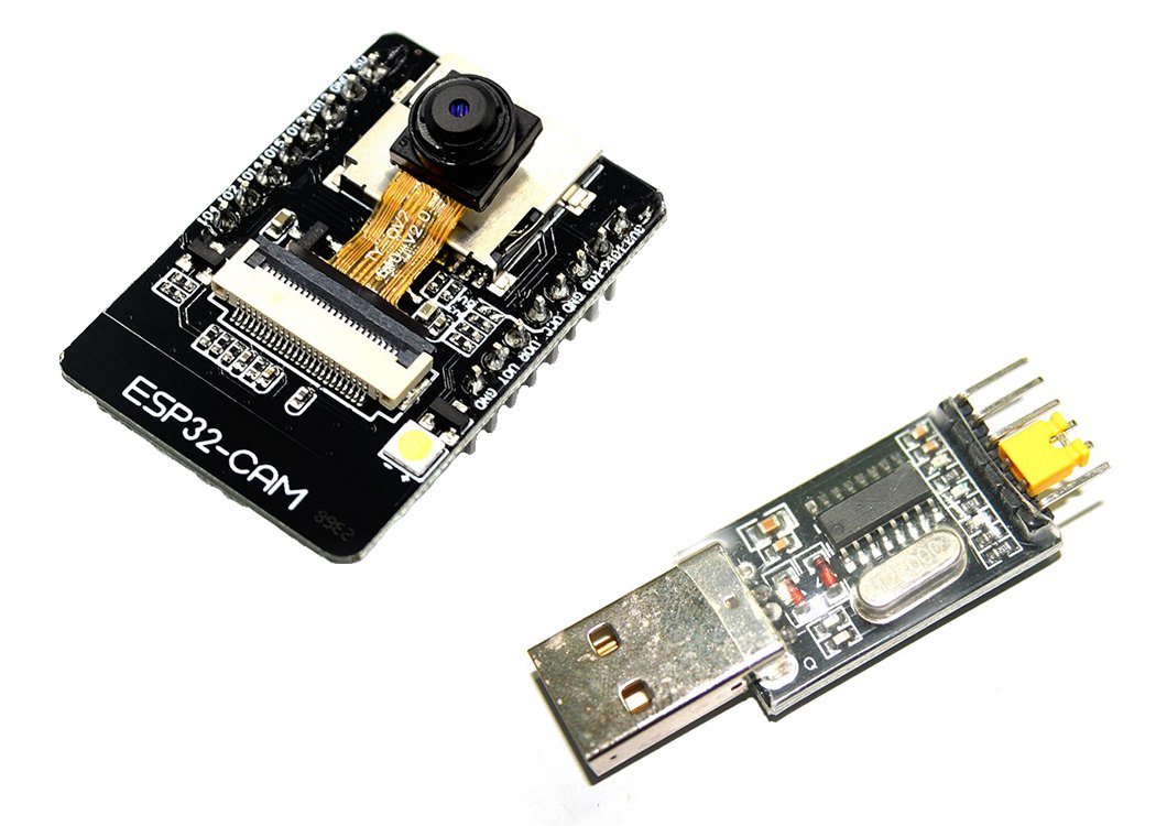 ESP32-cam with CH340 usb/ttl converter module