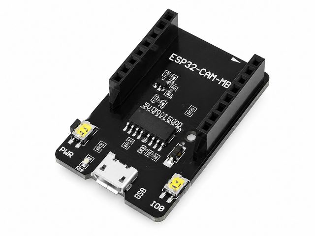 ESP32-CAM-MB USB Programmer Board (ESP32 Camera Seat)
