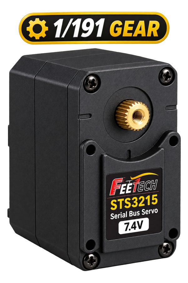 FEETECH STS3215 7.4V 16kg.cm Serial Bus Smart Servo – 1:191 Gear Ratio (C044)