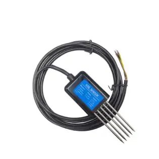 RS485 5-Pin Soil Sensor – NPK, pH, Temperature, Humidity & EC