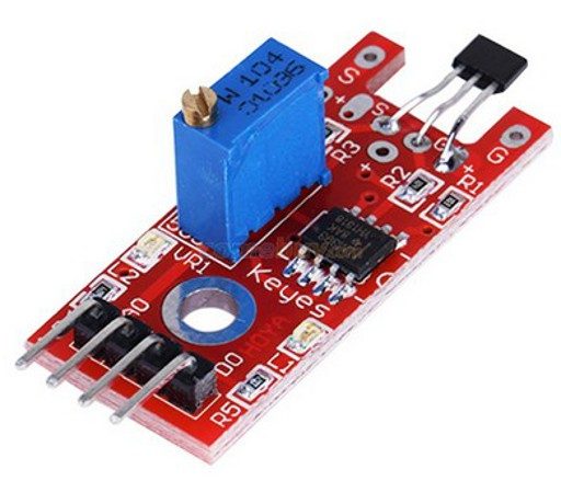 KY-024 Linear Hall Effect Sensor Module – Magnetic Field Detection