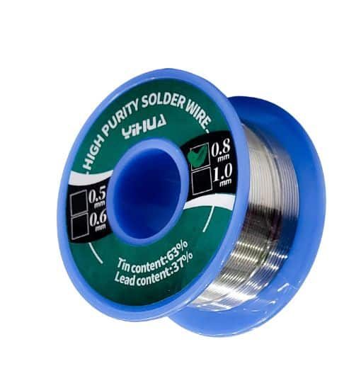 YIHUA 0.8mm 50g High Purity Soldering Lead Wire – Flux Core