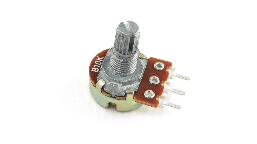 10kΩ Linear Rotary Potentiometer – 3-Pin, 6mm Shaft