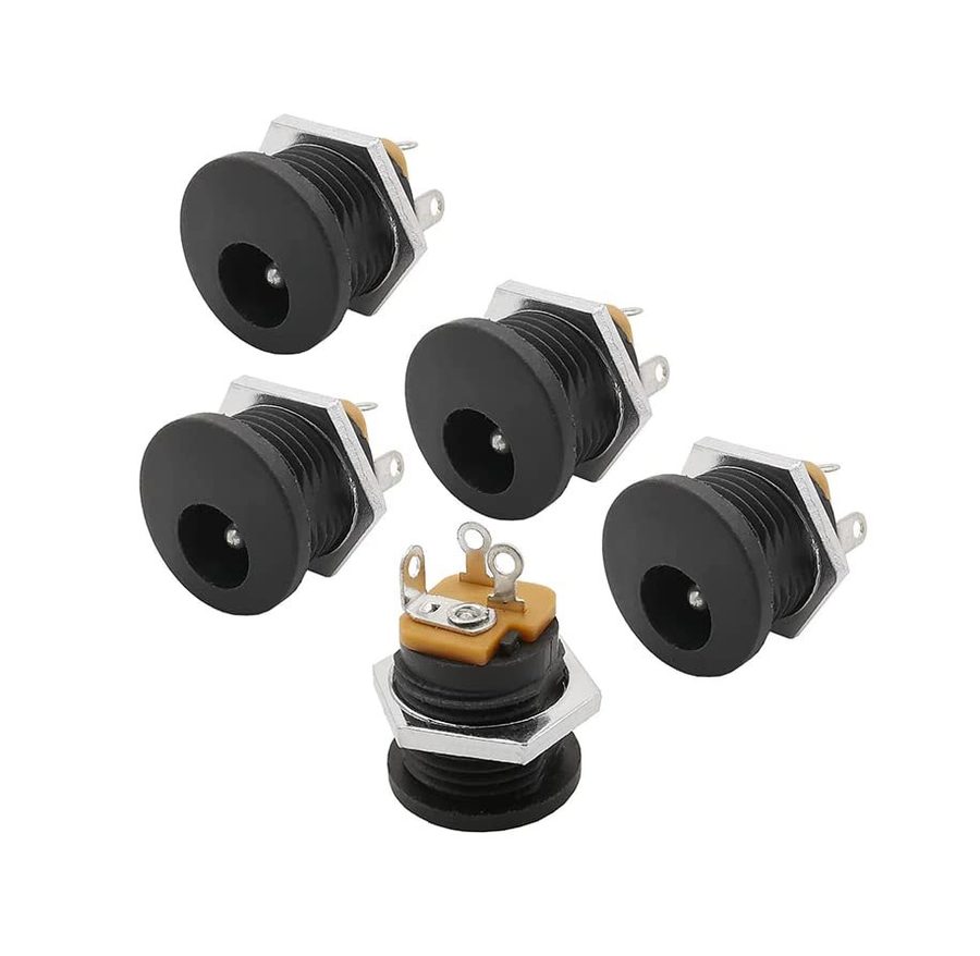 DC Jack 5.5x2.1mm Panel Mount