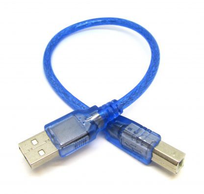 USB A to B cable for Arduino microcontroller