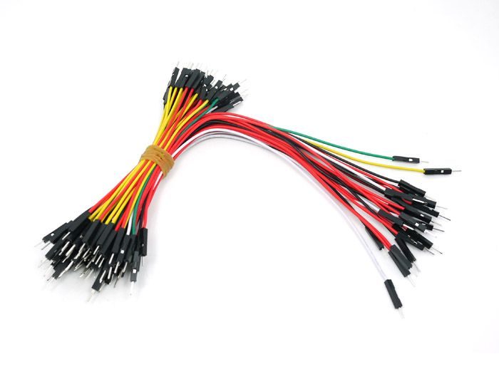 Male to male jumpers for breadboard and microcontrollers. 40 pieces per lot