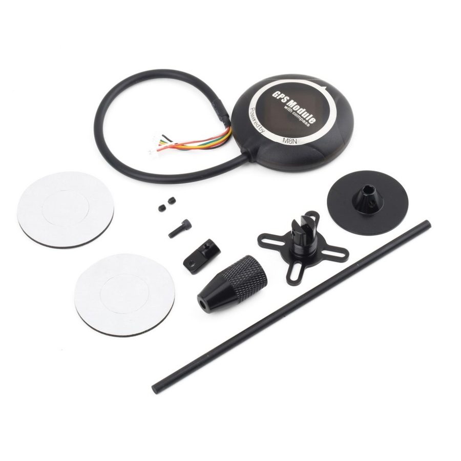 Ublox NEO-M8N GPS Module with Compass – High Precision GNSS with Magnetometer + Mounting Stands