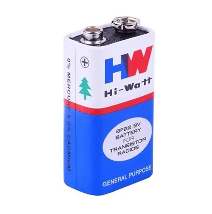 Hi-Watt 9V Battery for Electronics & DIY Projects