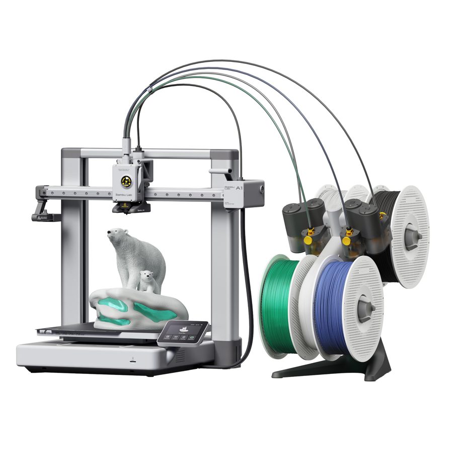 Bambu Lab A1 Combo – High-Speed 3D Printer with AMS