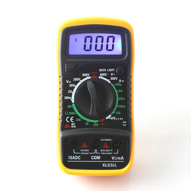 XL830L Handheld LCD Digital AC DC Multimeter