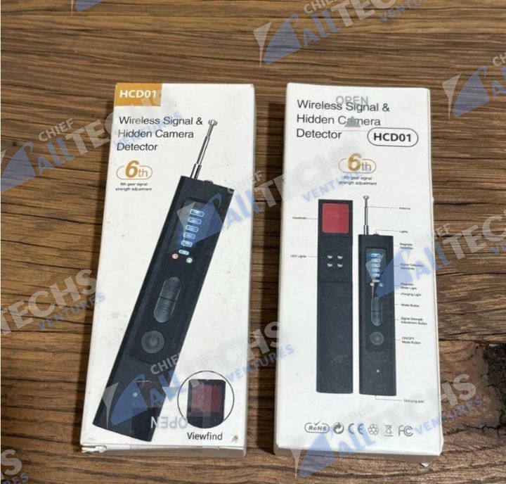 Hidden Camera and GPS Tracker Detector Anti Spy Bug Finder Scanner for Travel